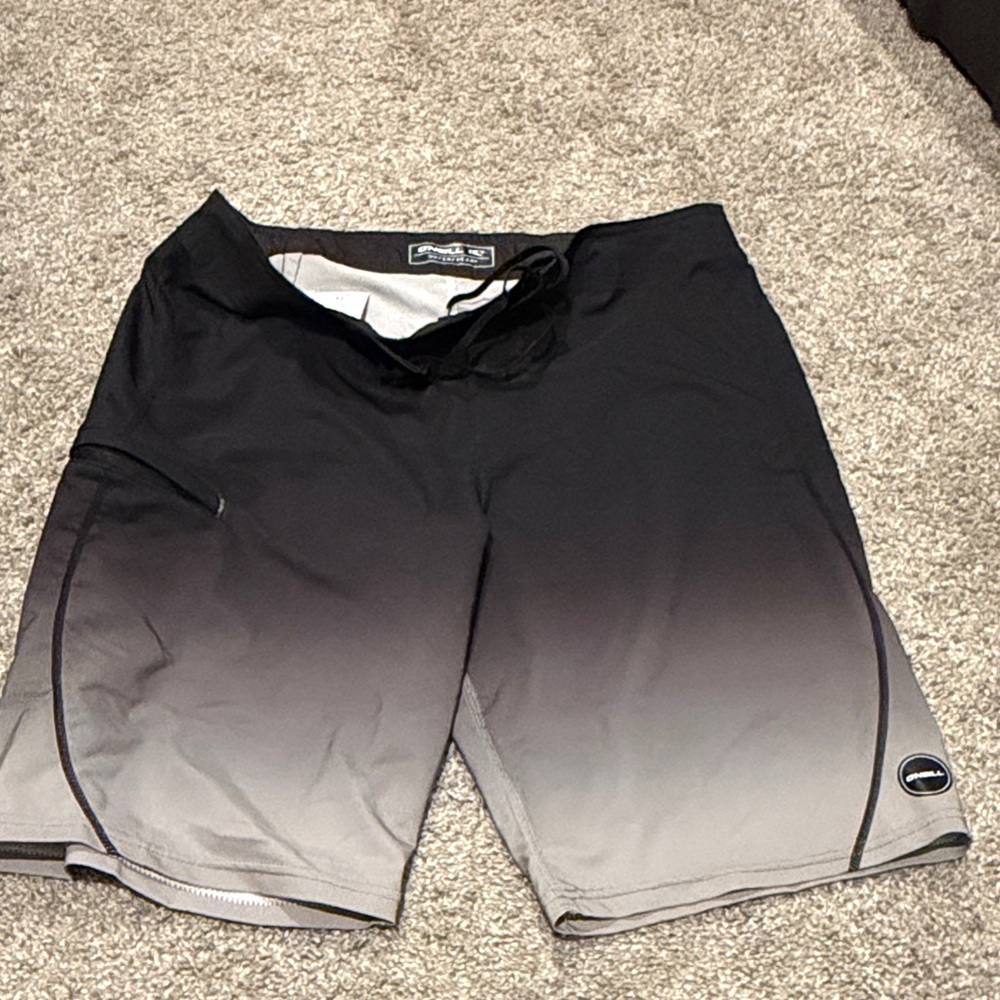 O'Neill Black and Gray Swim Trunks